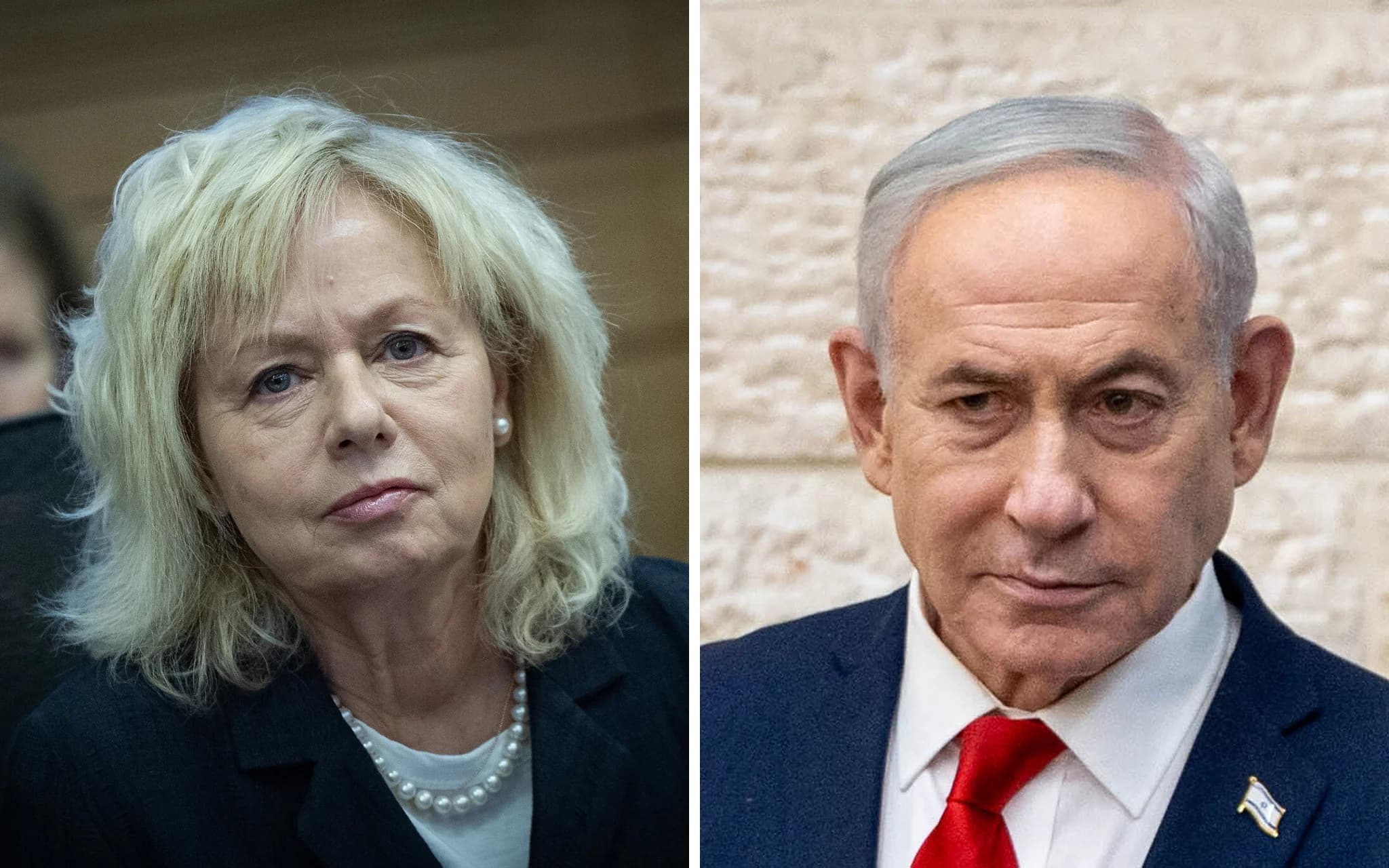 Attorney General Gali Baharav-Miara and Prime Minister Benjamin Netanyahu